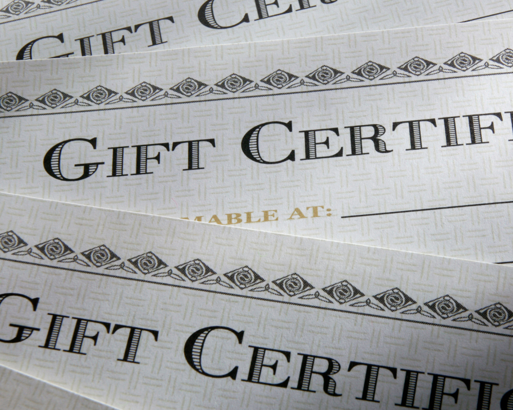 Gift Certificate Image